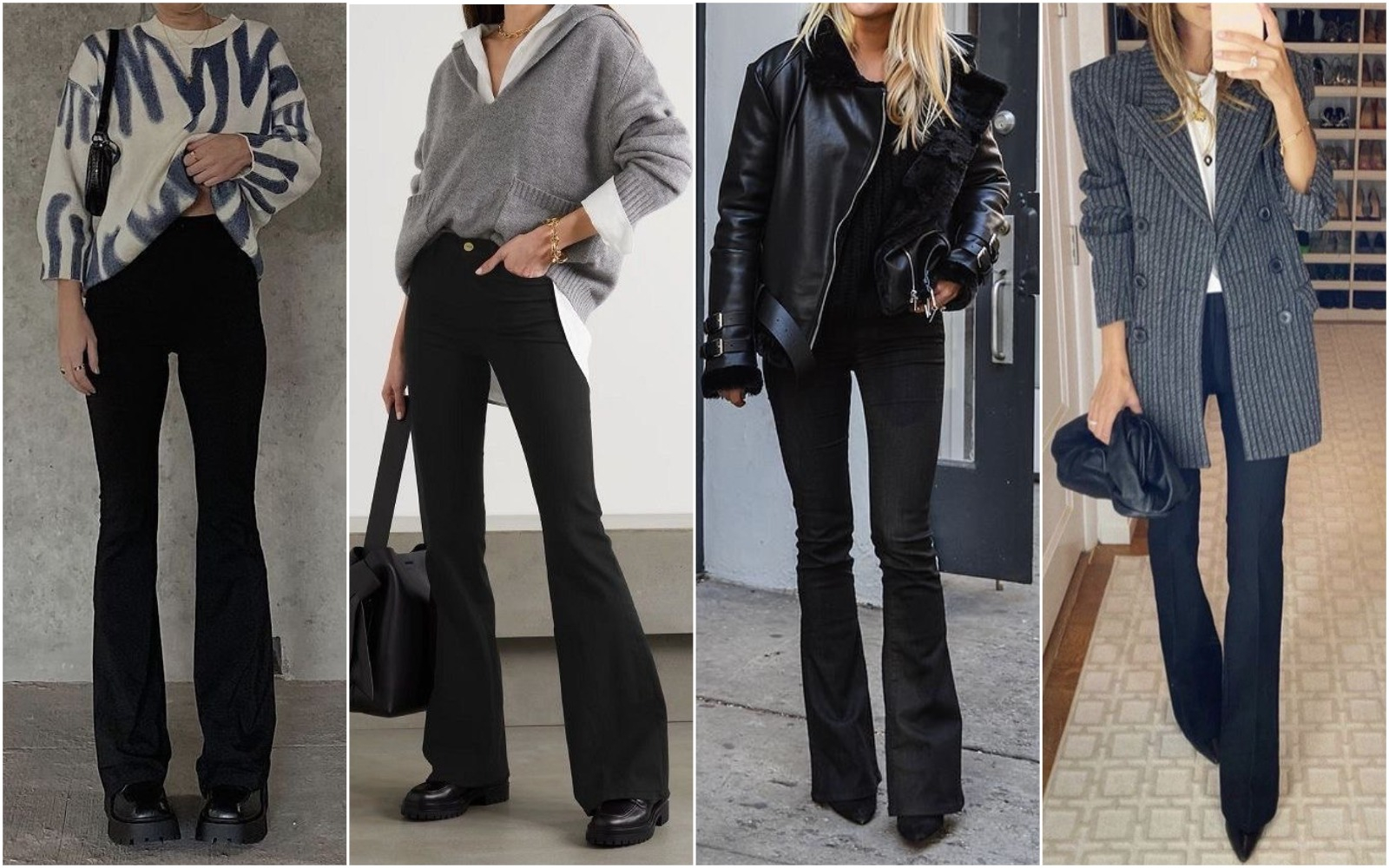 з чим носити штани клеш