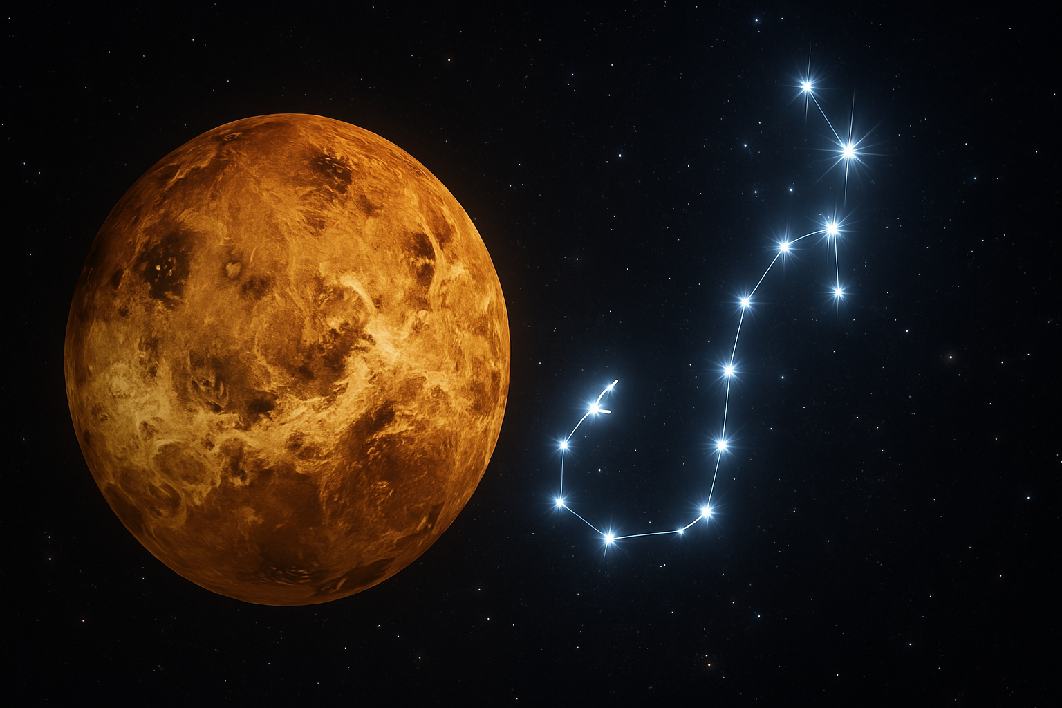 Венера у скорпіоні