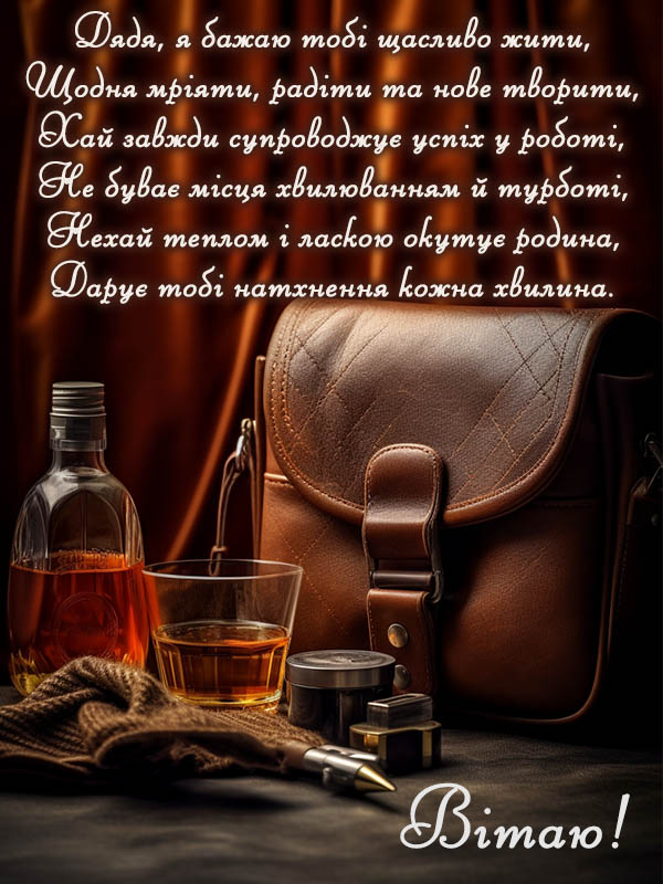 Оригінальні привітання з днем народження дядькові