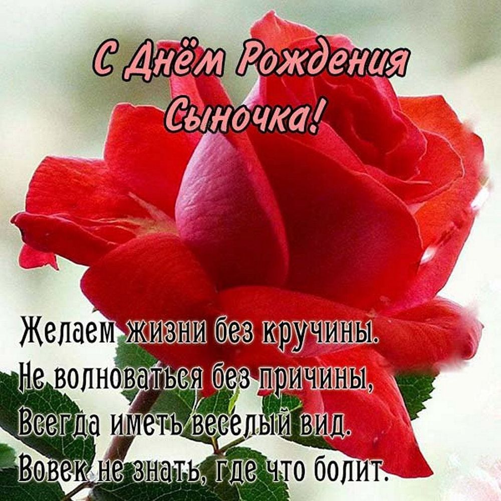Короткие поздравления с днем рождения сыну