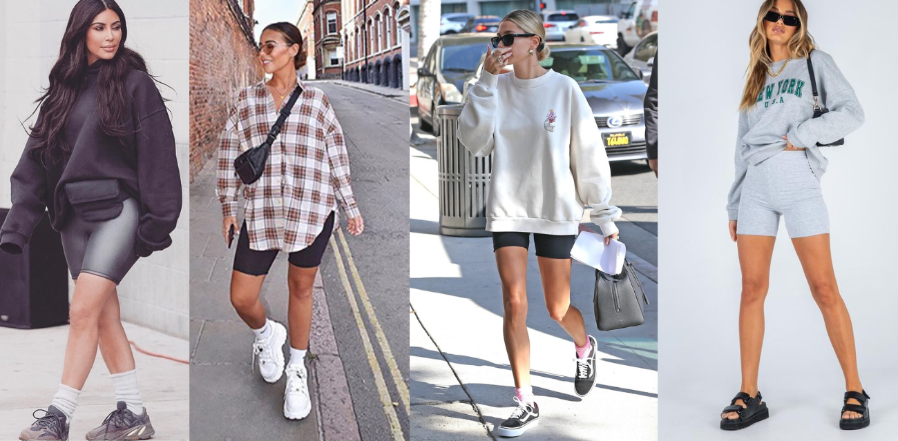 с чем носить серые велосипедки