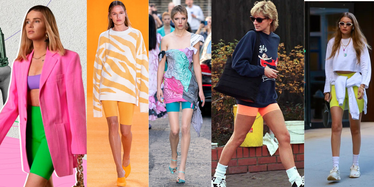 з чим носити яскраві велосипедки